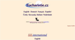 Desktop Screenshot of eucharistie.cz